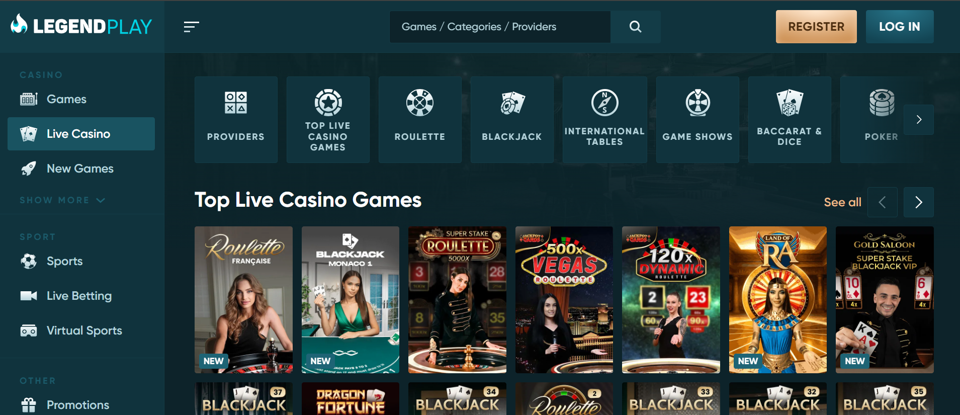 Legendplay bookmaker